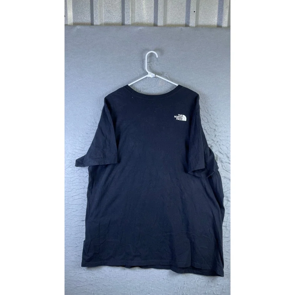 The North Face T-Shirt Mens XXL Black Good Short Sleeve Logo Tee